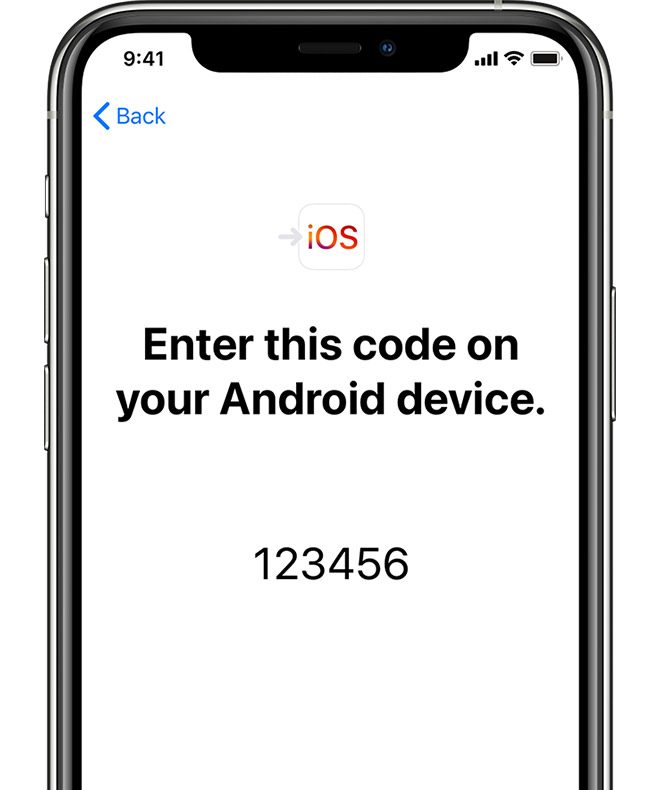 ios14 iphone 11pro setup move to ios code