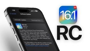 Cách cập nhật iOS 16.1 RC đơn giản