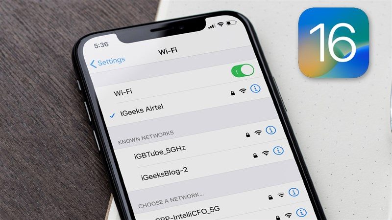 Cách khắc phục iOS 16 bị lỗi WiFi