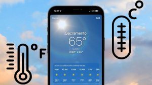 Cách chuyển đổi độ F sang độ C trên iPhone nhanh chóng