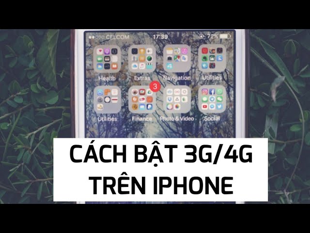 Cách bật, tắt 3G 4G trên iPhone đơn giản