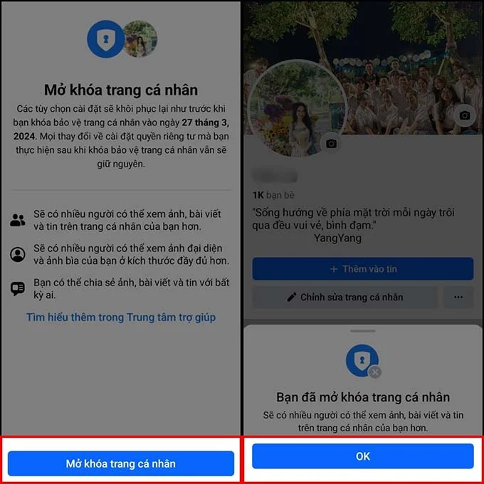 Hướng dẫn cách bật khóa bảo vệ trang cá nhân Facebook nhanh chóng