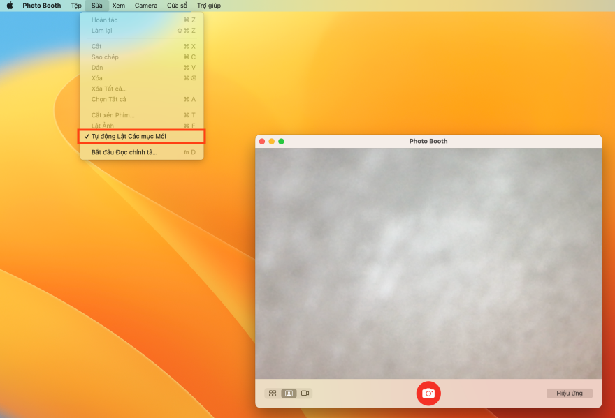 Mẹo chụp Photo Booth trên MacBook: Đơn giản và hiệu quả
