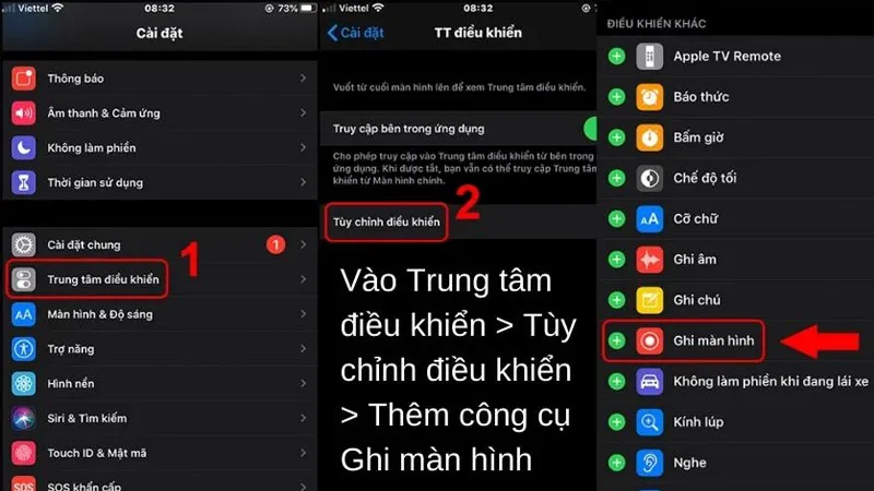 Cách quay màn hình iPhone có ghi âm tiếng nhanh, đơn giản nhất
