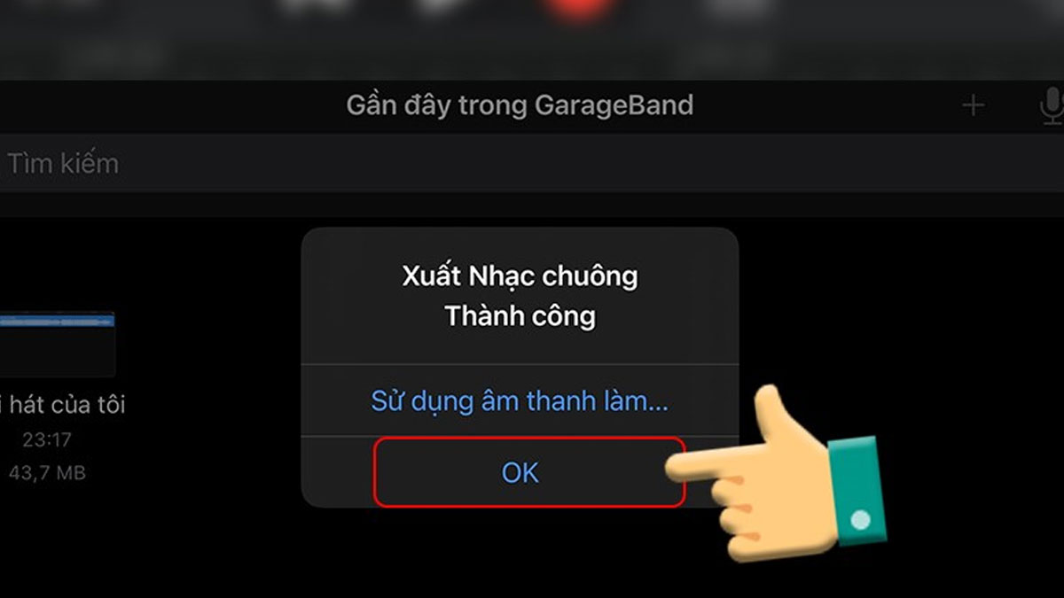 Cách cài nhạc chuông cho iPhone bằng Garageband mới nhất