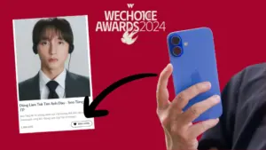 Hướng dẫn bình chọn WeChoice Awards 2024 trên iPhone