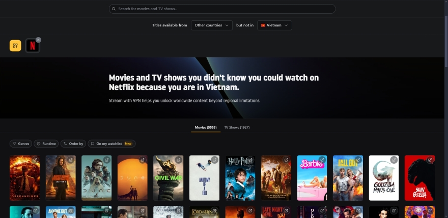 Cách xem những phim bị chặn trên Netflix Việt Nam